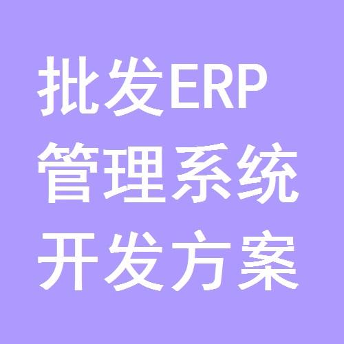 批發(fā)erp管理系統(tǒng)開發(fā)方案
